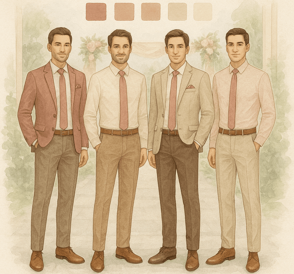 Gentlemen semi-formal attire example