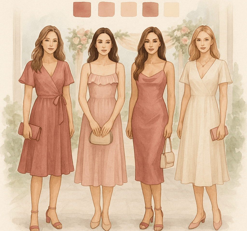 Ladies semi-formal attire example