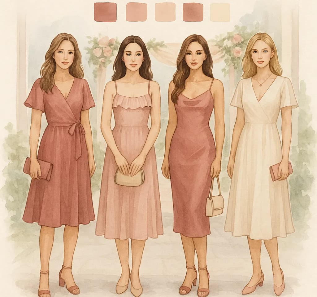 Ladies semi-formal attire example