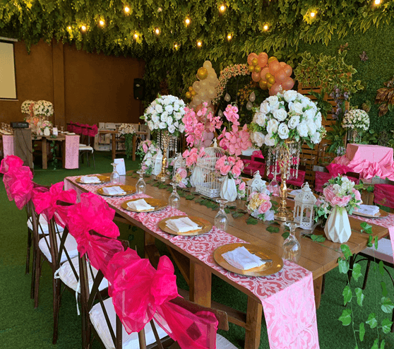 Elegant dining setup